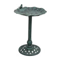 Lily Pad Bird Bath, Verdigris