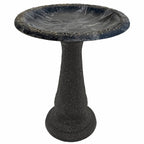 24" Sand Fiber Clay Bird Bath