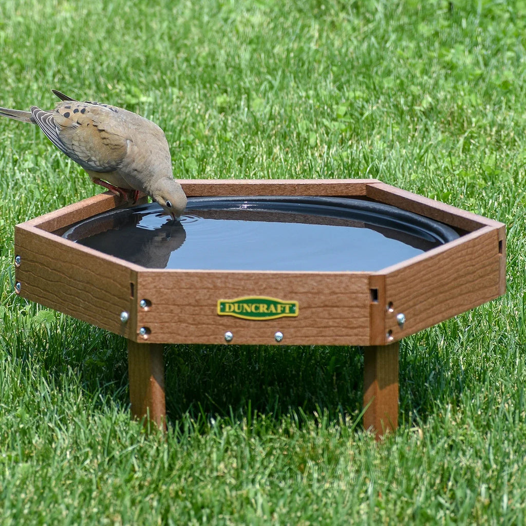 Duncraft Hexagon Ground Bird Bath
