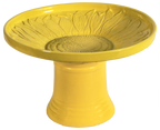 Blossom Birdbath Set - Soft Yellow
