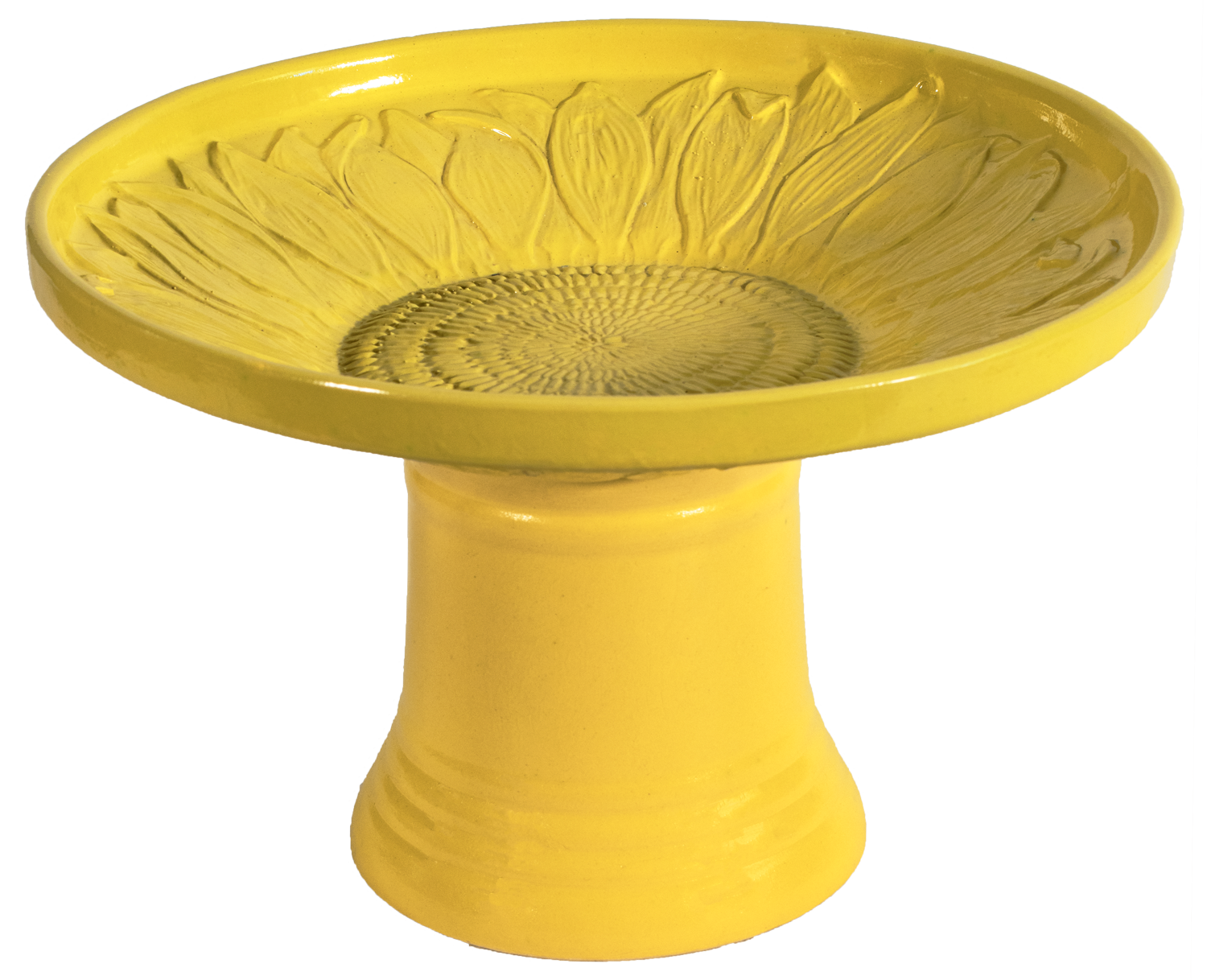 Blossom Birdbath Set - Soft Yellow