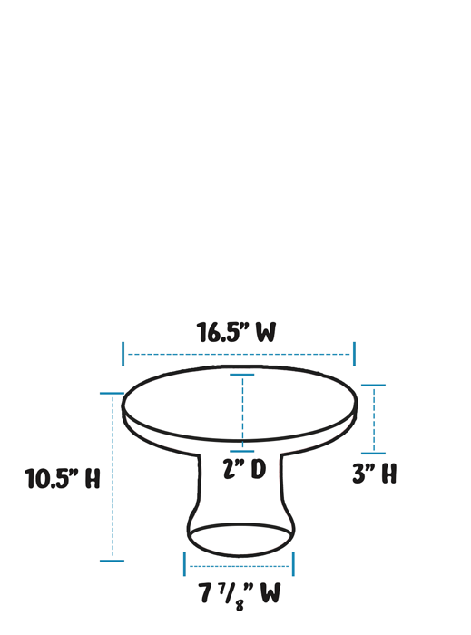 Blossom Birdbath Set - Soft Yellow