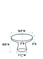 Blossom Birdbath Set - Mosaic Turquoise