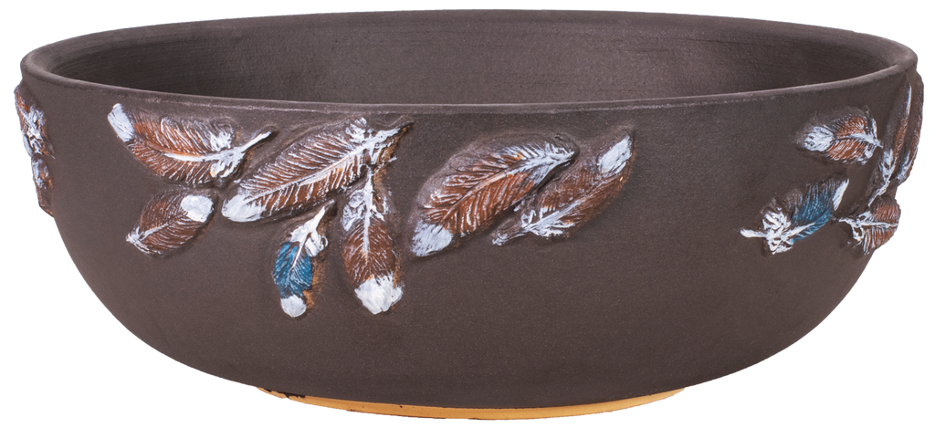 Flight DarkStone Low Bowl - Handpainted
