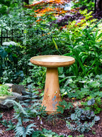 Handpainted Garden Bee Birdbath Set
