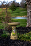 The Golfer Birdbath Set - Handpainted (customizable)