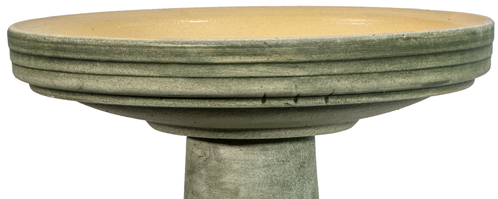 HandAged w/Glazed Interior Top - Aged Moss