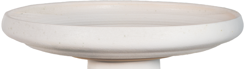 Muskingum Birdbath Top - Matte White