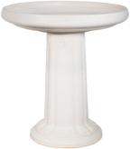 Muskingum Birdbath Set - Matte White