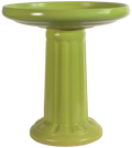 Muskingum Birdbath Set - Lime Green