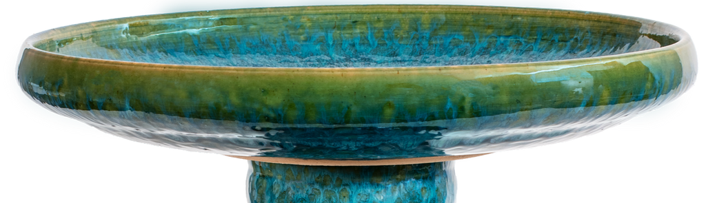 Muskingum Birdbath Top - Mosaic Turquoise (Second)