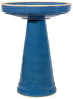 Simple Elegance Birdbath Set - Bellflower Blue