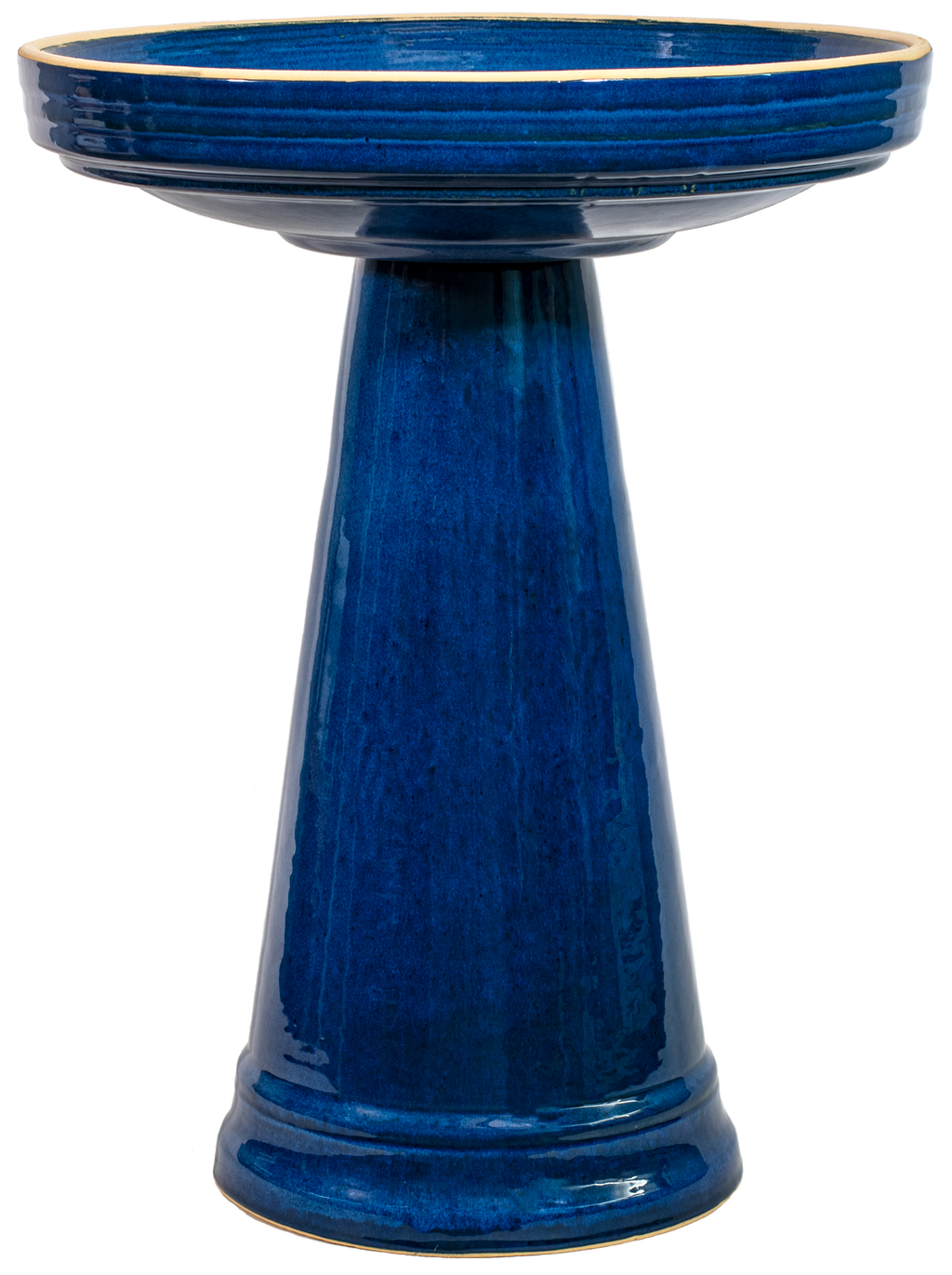 Simple Elegance Birdbath Set - Cobalt Blue