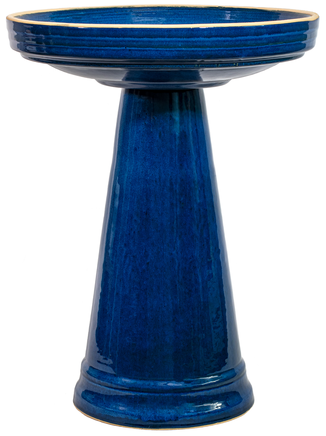 Simple Elegance Birdbath Set - Cobalt Blue