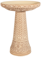 Summer Garden Birdbath Set - Loam Brown