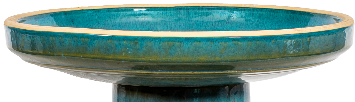 Tree of Life Birdbath Top - Mosaic Turquoise (Second)