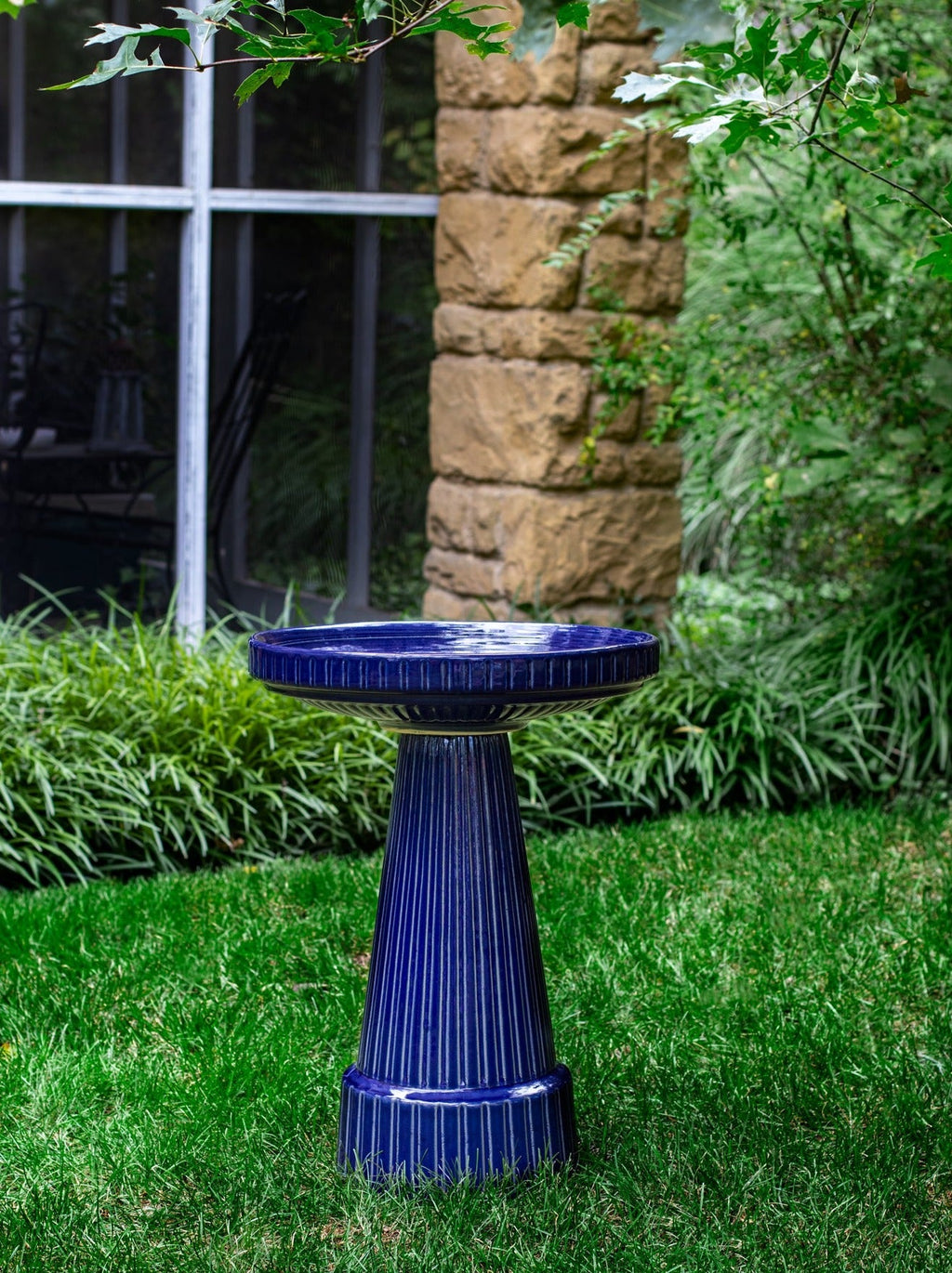 Universal Birdbath Set - Cobalt Blue