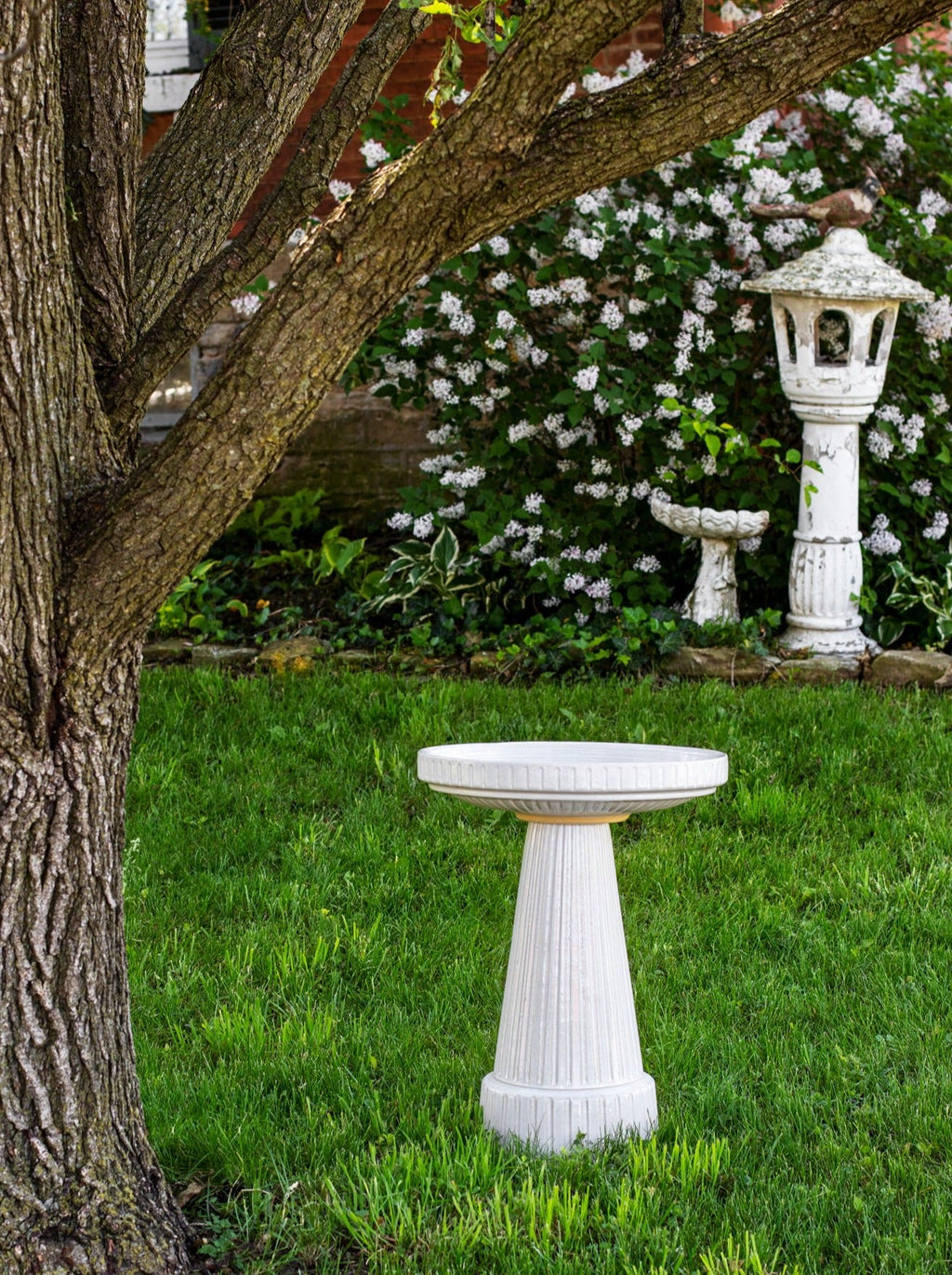 Universal Birdbath Set - Antique White