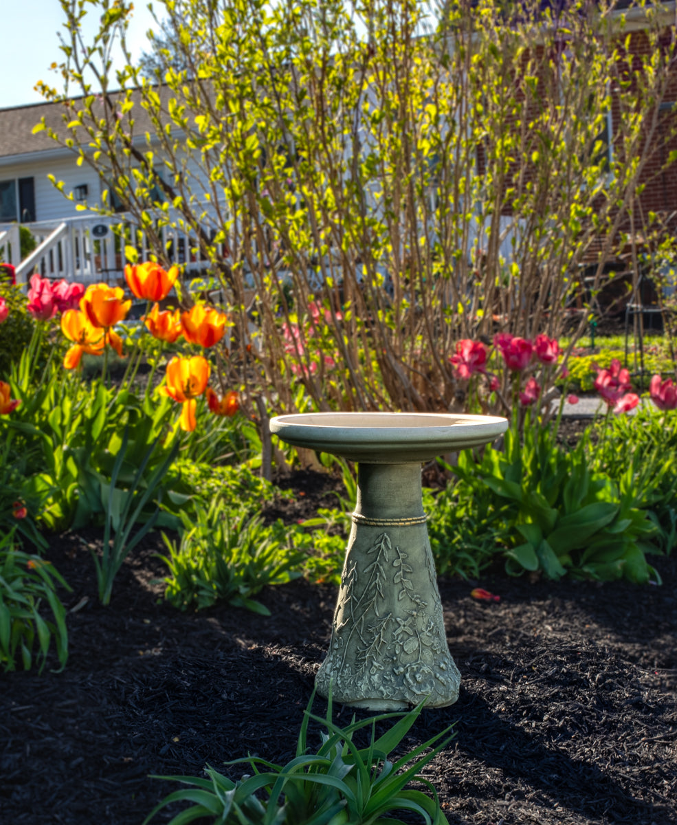 The Garden Wedding Birdbath Set