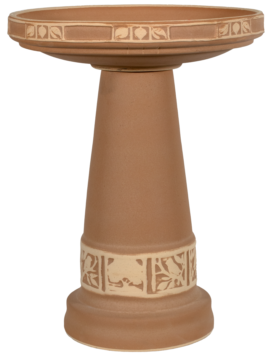 Zanesville Birdbath Set - Loam Brown