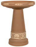 Zanesville Birdbath Set - Loam Brown