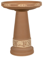 Zanesville Birdbath Set - Loam Brown