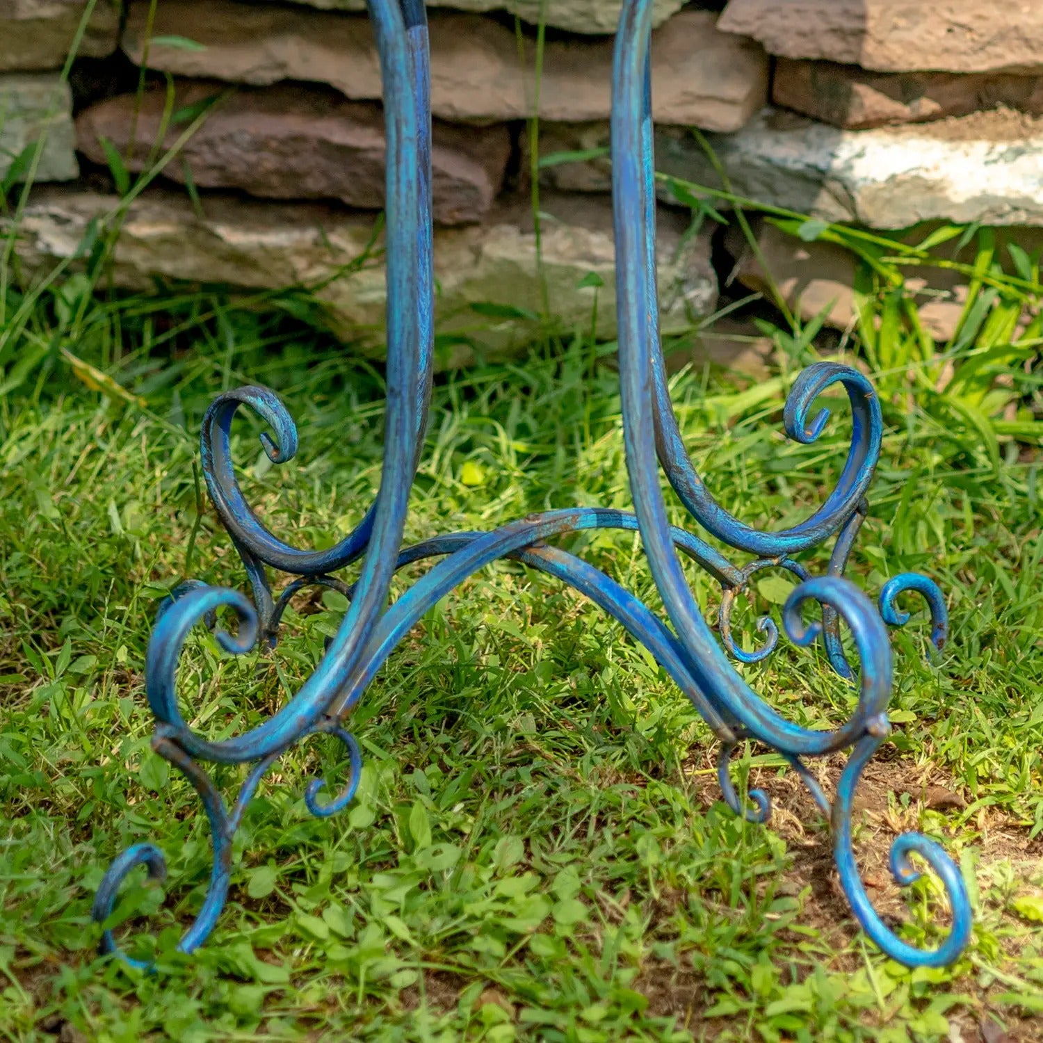 Two Birds" Iron Birdbath - 3 Color Options