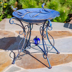 Two Birds" Iron Birdbath - 3 Color Options